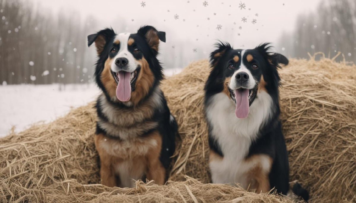 А это наша мечта - много-много сена!