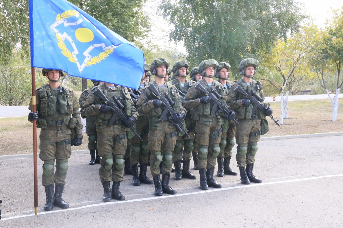 На построении. Фото: odkb-csto.org
