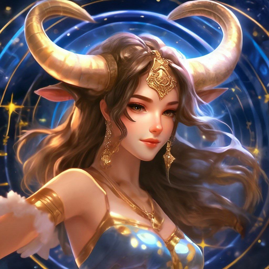 Овен и Телец. Изображение сгенерировано с помощью нейросети Шедеврум