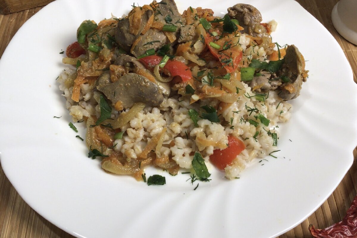 Готовое блюдо. Фото автора 