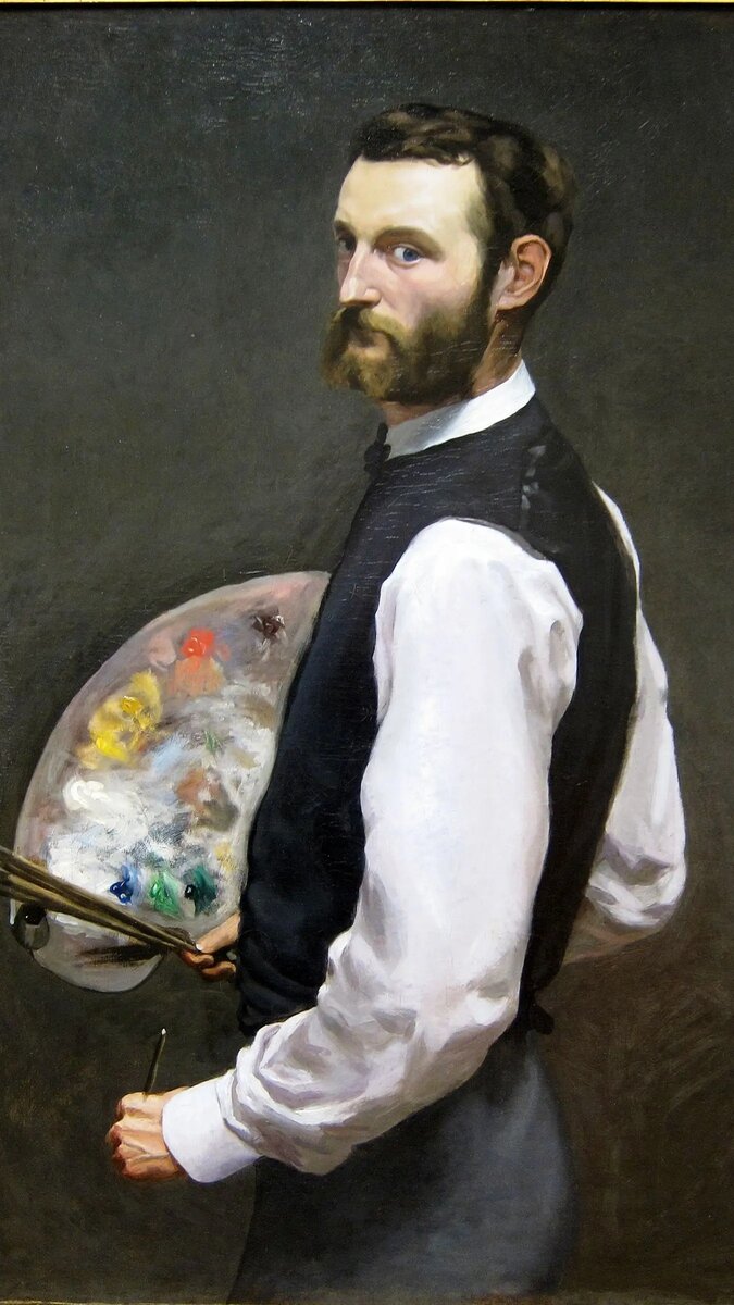 Жан Фредерик Базиль, автопортрет.