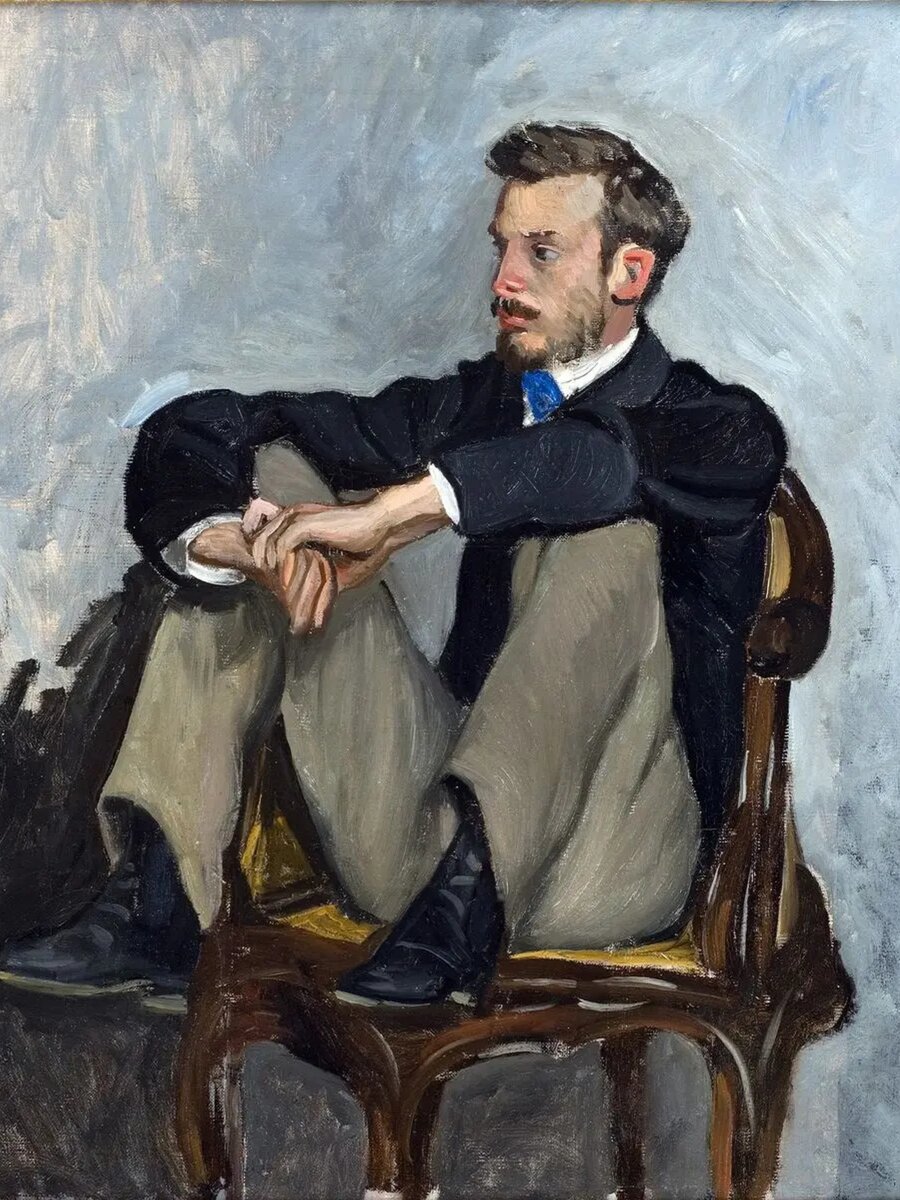 Портрет Огюста Ренуара кисти Базиля