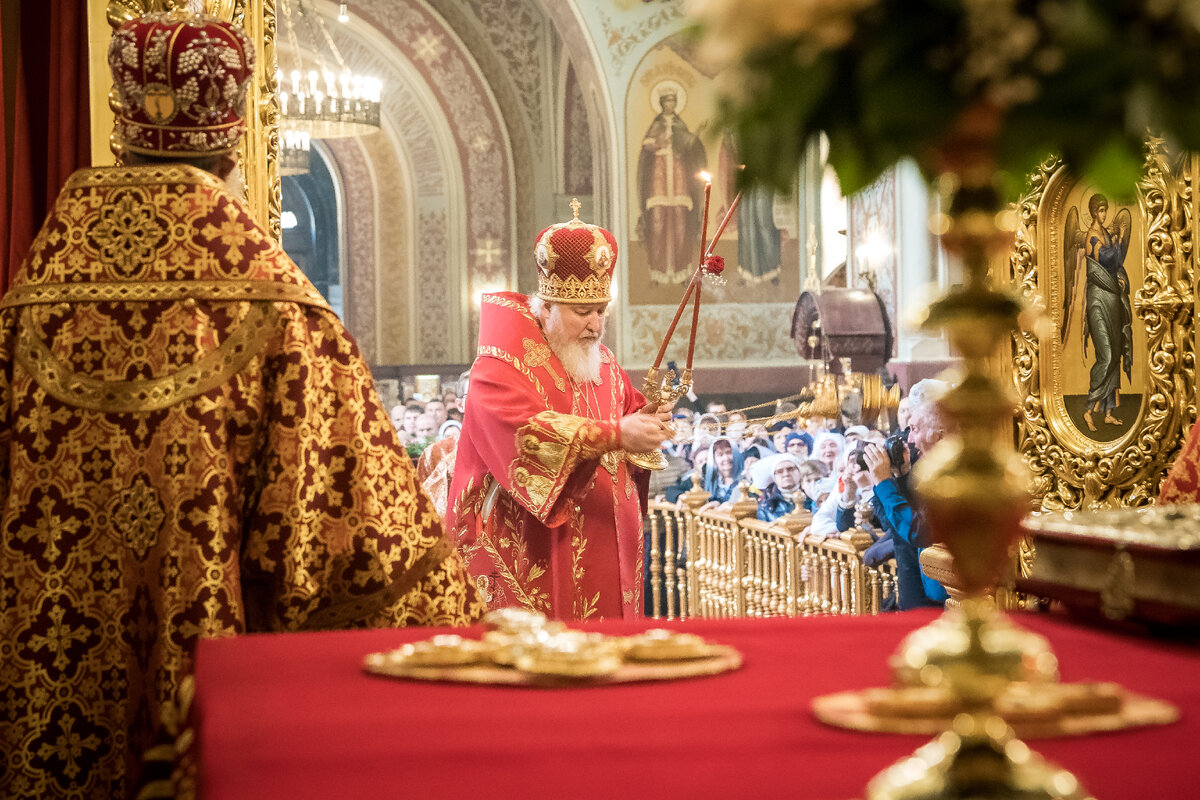 Свято Екатерининском кафедральном соборе Краснодара Рождество