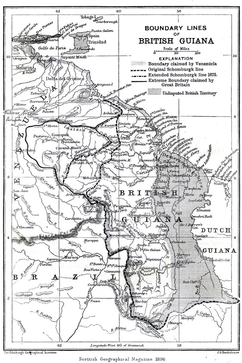 Британская Гвиана в 1896 году