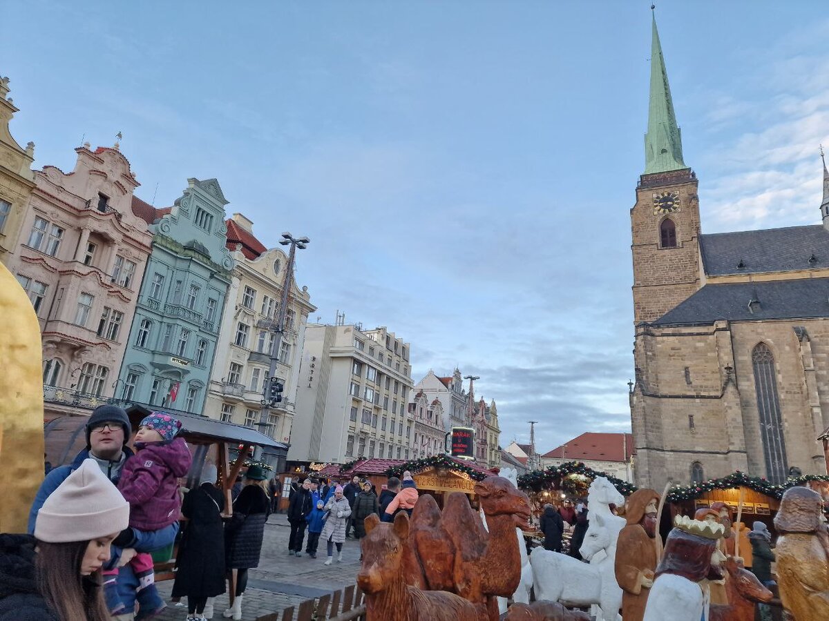 фото автора: предпраздничный город Пльзень