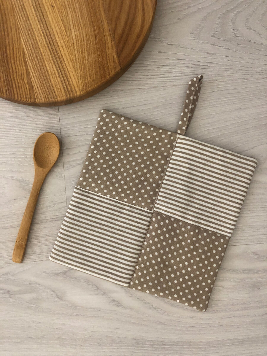 Прихватка без окантовки своими руками, фото из моего архива 