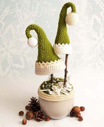 Куча нестандартных идей - как связать новогодние украшения быстро ...