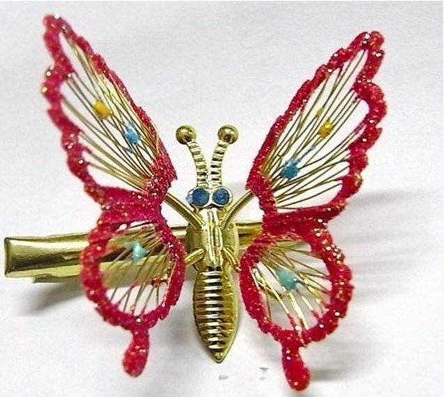 Заколка-бабочка. 90-е годы.