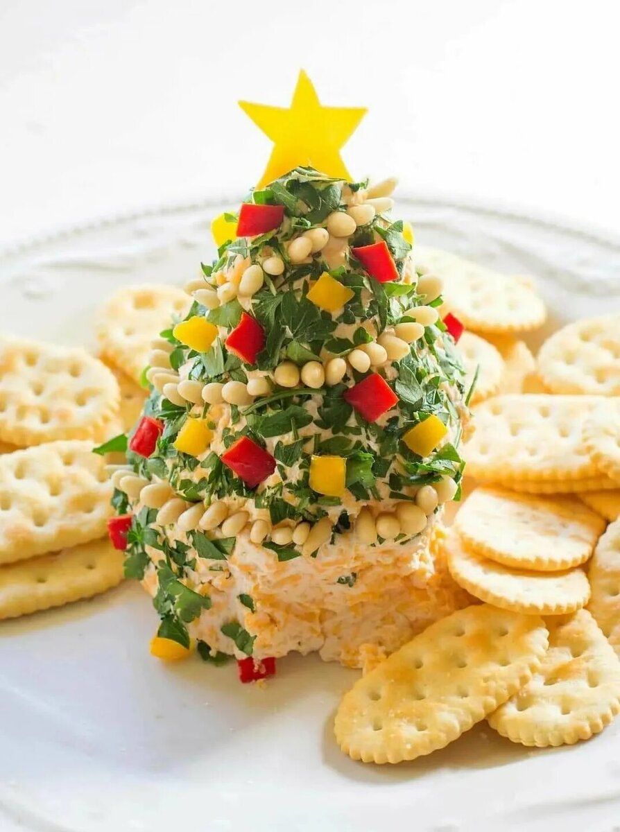 Новогодняя закуска елочки