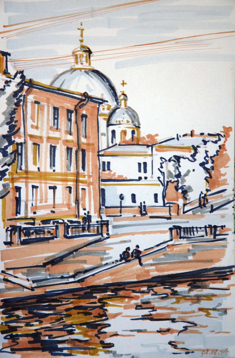 На углу Крюкова канала и Фонтанки. 2014