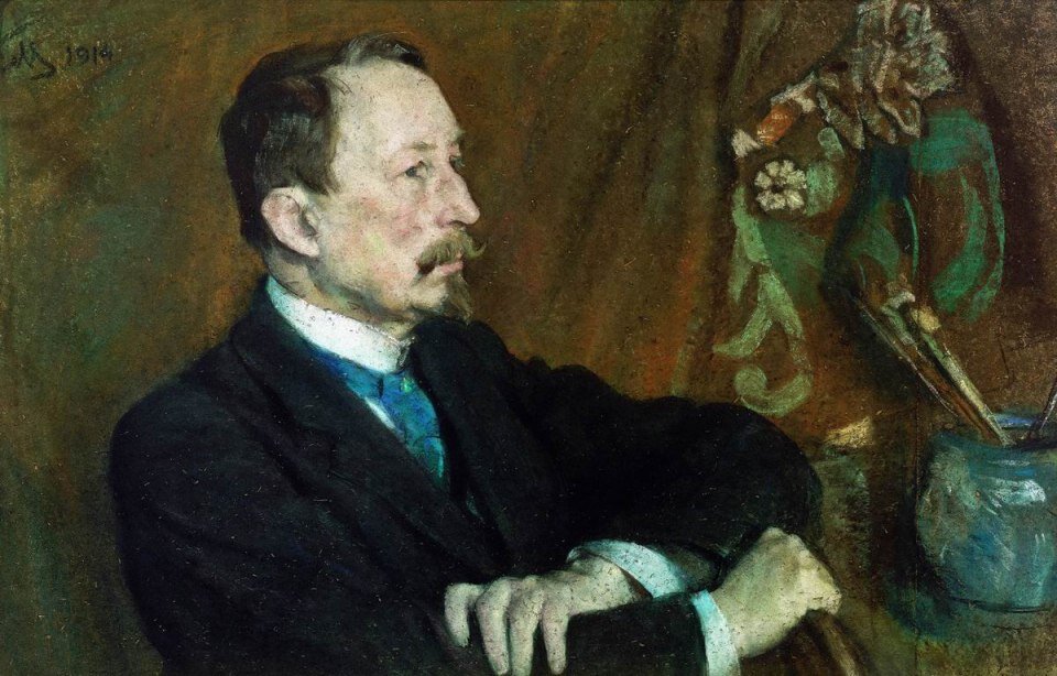 Малютин Сергей Васильевич (1859-1937). Портрет художника Аполлинария Михайловича Васнецова