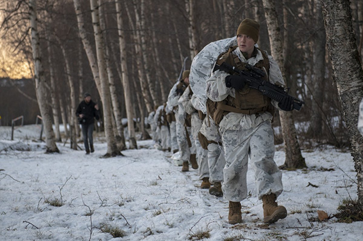    Норвежские военные.