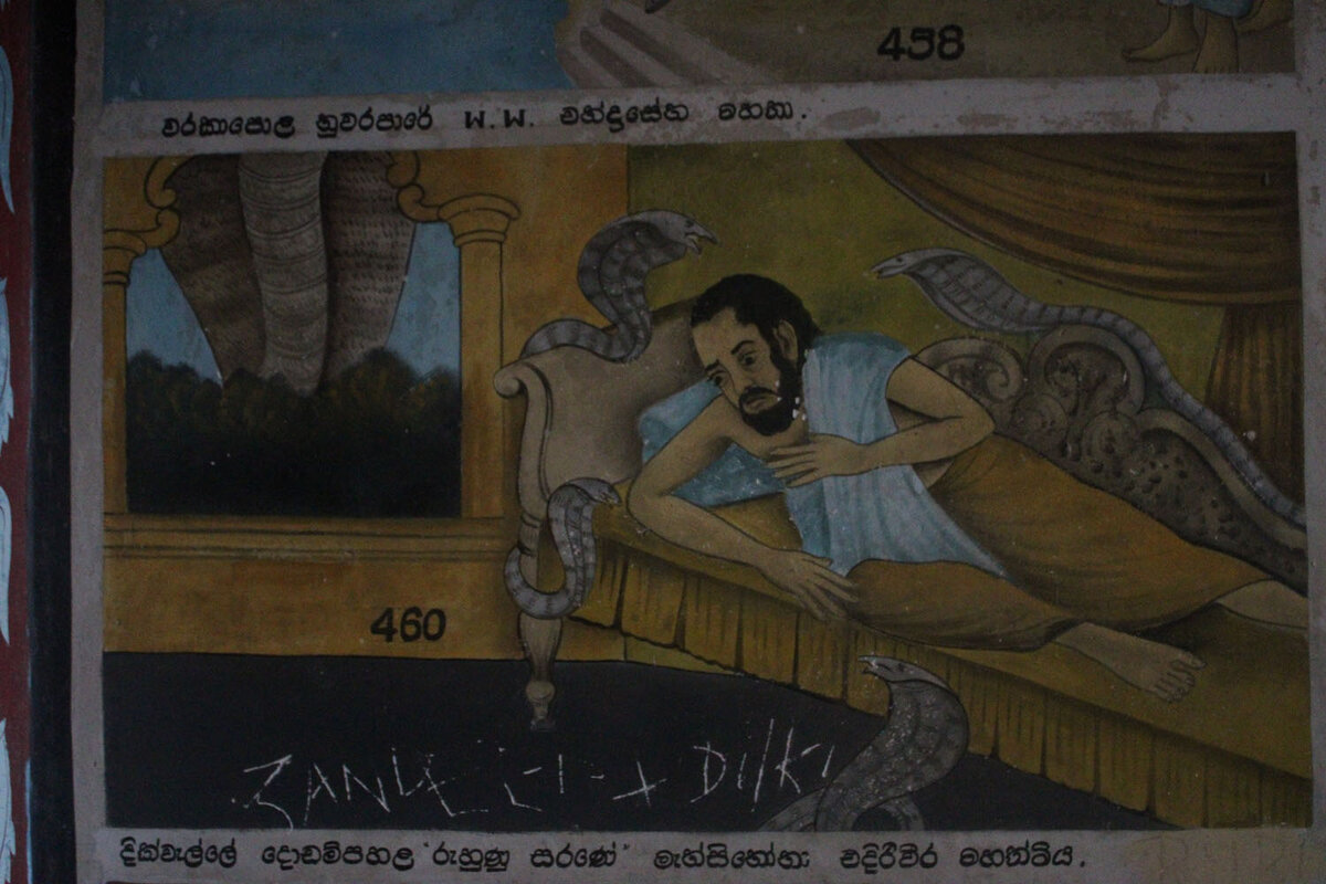 Мужика лечат кобры