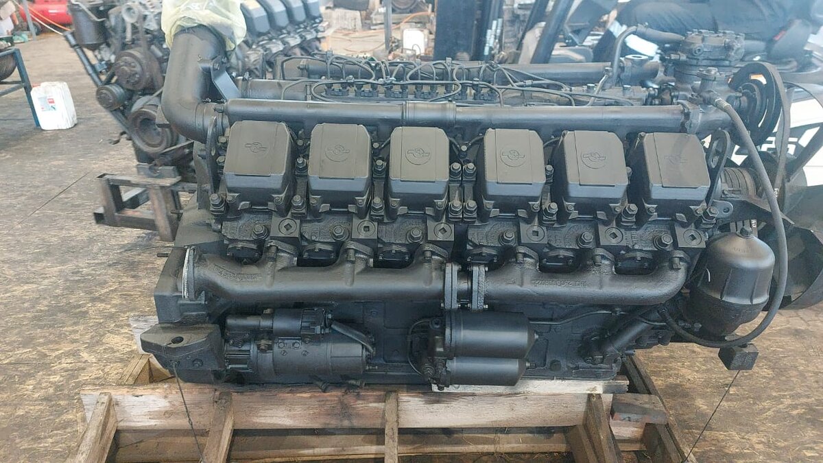 12-ти цилиндровый "зверь" готов к эксплуатации