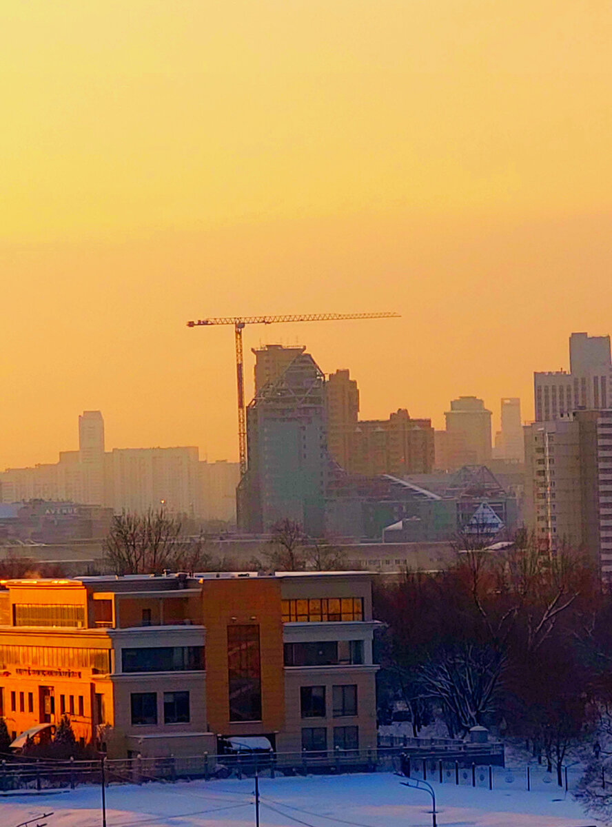 Рассвет, стройка