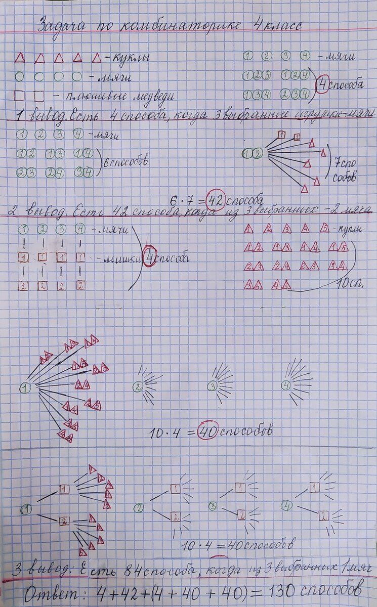 Решаю олимпиадную задачу по комбинаторике за 4 класс | Острые углы  семейного круга | Дзен