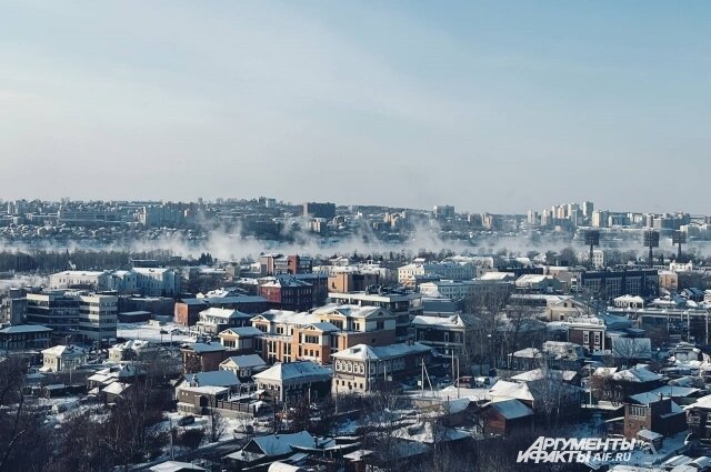    Так выглядит Иркутск в морозный день. Фото:  АиФ/ Дарья Галеева.
