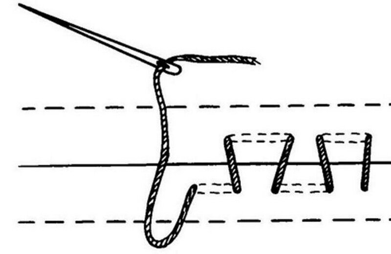 Как подшить незаметным швом