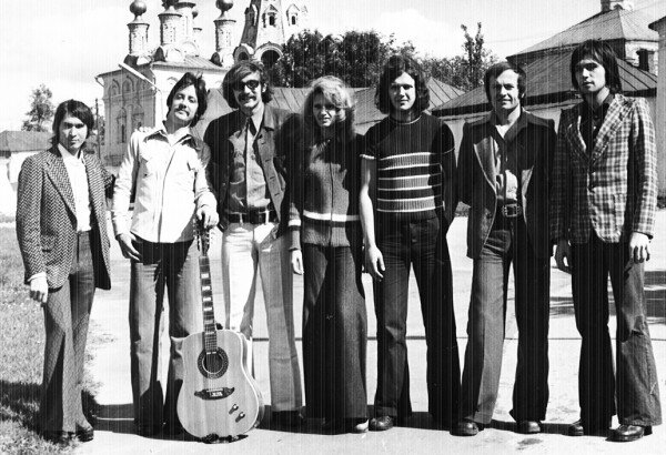 ВИА "Добры молодцы" 1975 год. В центре - Людмила Барыкина