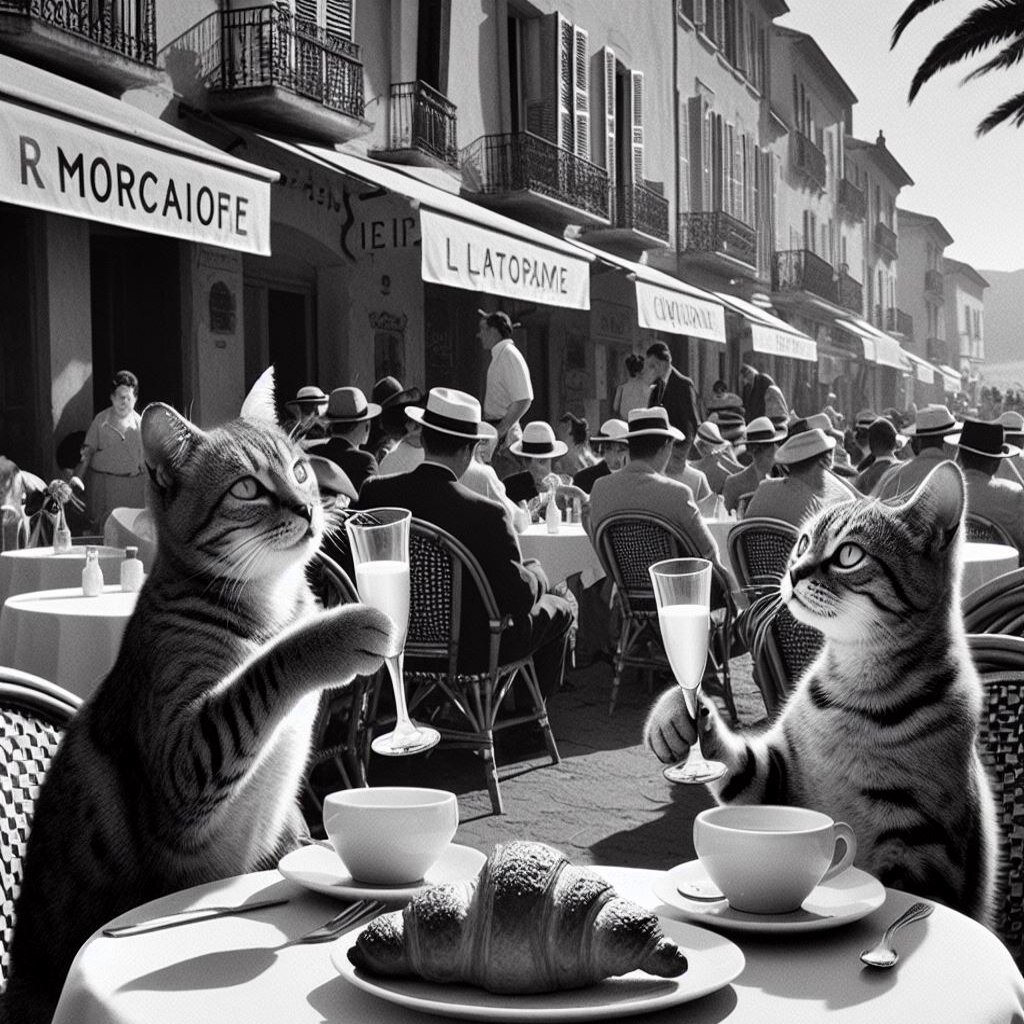 Шампанское превратилось в молоко, в остальном вопросов нет. Только клоны в одинаковых шляпах на заднем плане выглядят подозрительно.