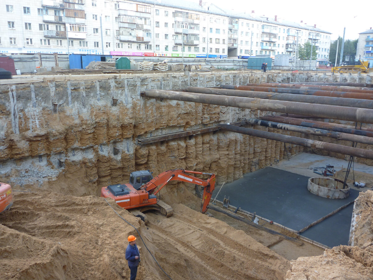 Выполнение работ АО «СП-Крон» на объекте. 