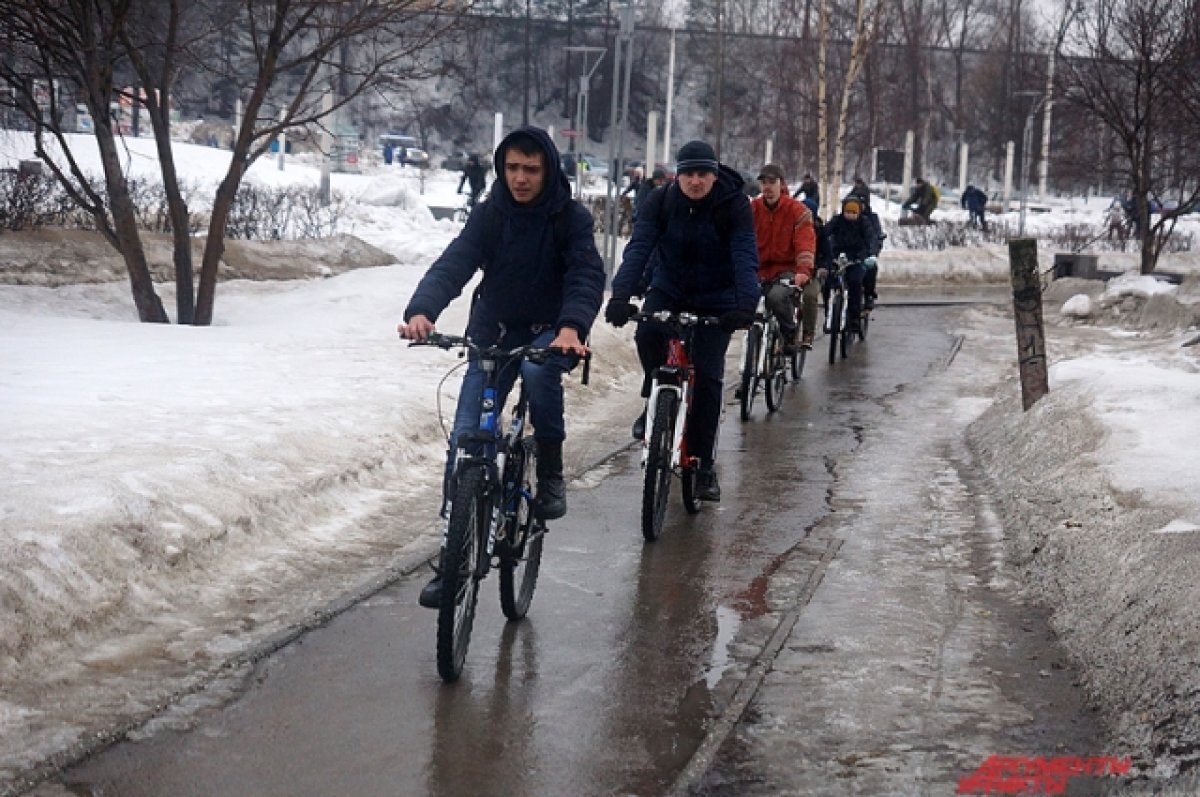 Перекрытие дорог день 1000 велосипедистов