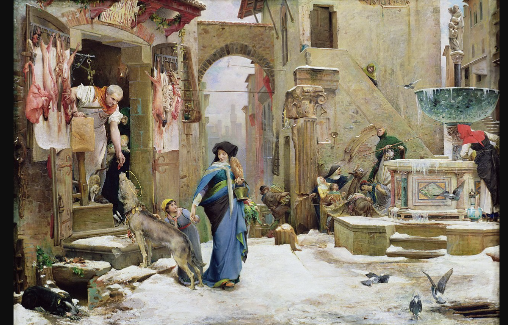 Люк Оливье Мерсон «Волк из Губбио» 1877 
