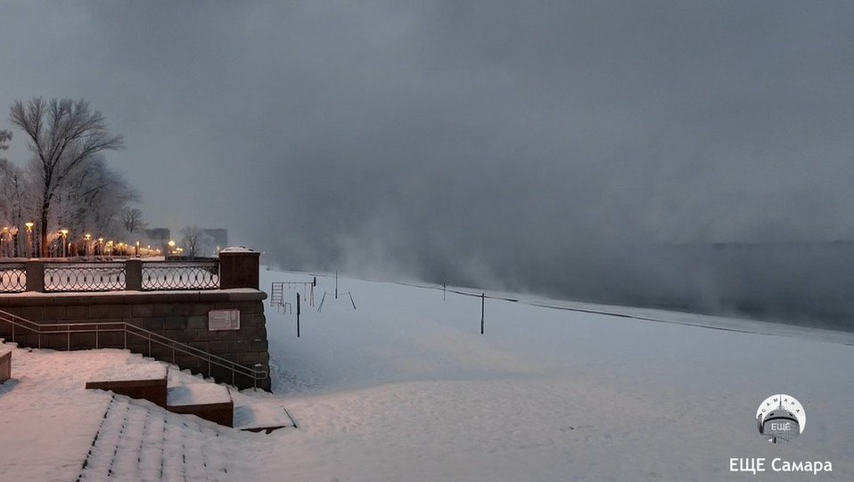 Жителей Самары удивила "закипевшая" река Волга