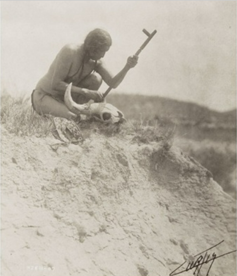 Eagle catcher by Edward S. Curtis