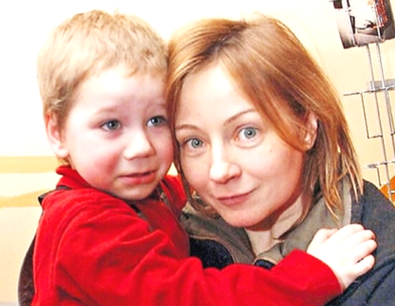 Евгения с сыном в молодости