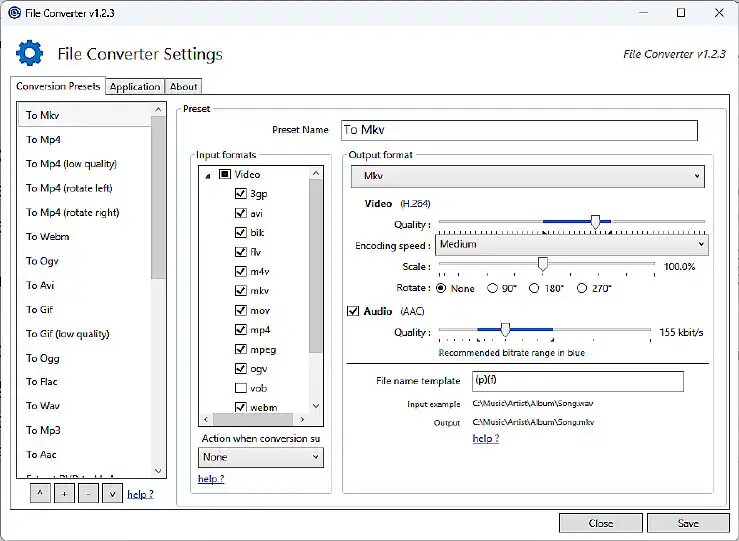 Бесплатный конвертер файлов обеспечивает быстрое преобразование многих форматов файлов.