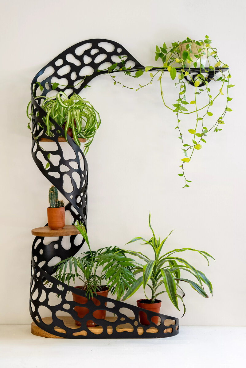 Полка из дерева из акрилового камня HIMACS, автор Джо Форчун