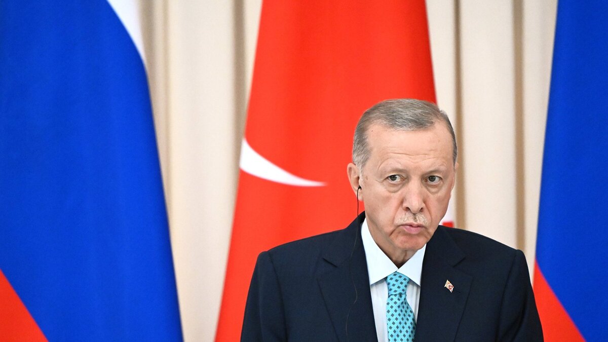    Президент РФ В. Путин провел переговоры с президентом Турции Р. Т. Эрдоганом© РИА Новости . Сергей Гунеев