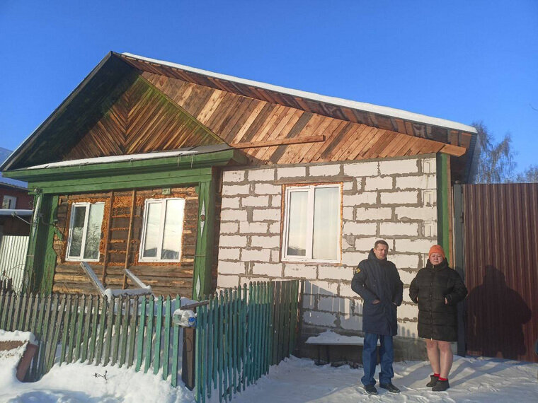    Новый год в этом доме многодетная семья должна встретить уже с газом