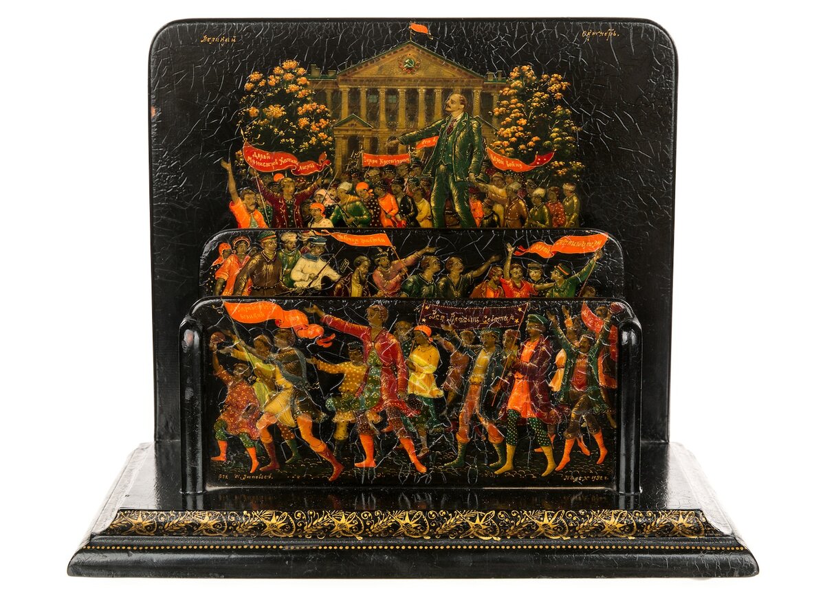 Худ. Давыдкина.Революция Палех 1930