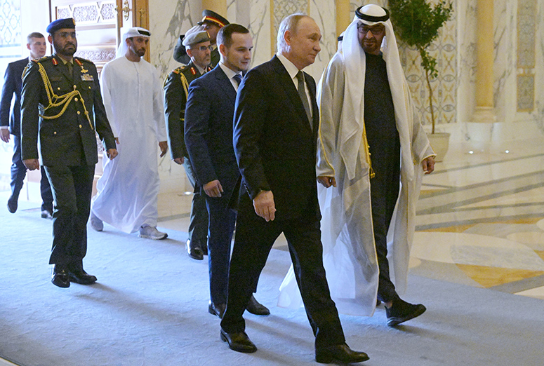 Лидер РФ с президентом ОАЭ