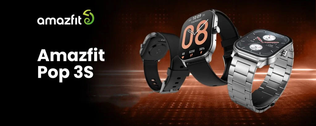 Недавно, 29 июня, компания "Huami" представила новые умные часы Amazfit Pop 3S (прямоугольные), и компания быстро запустила еще один новый продукт - умные часы Amazfit Pop 3R (круглые).-2