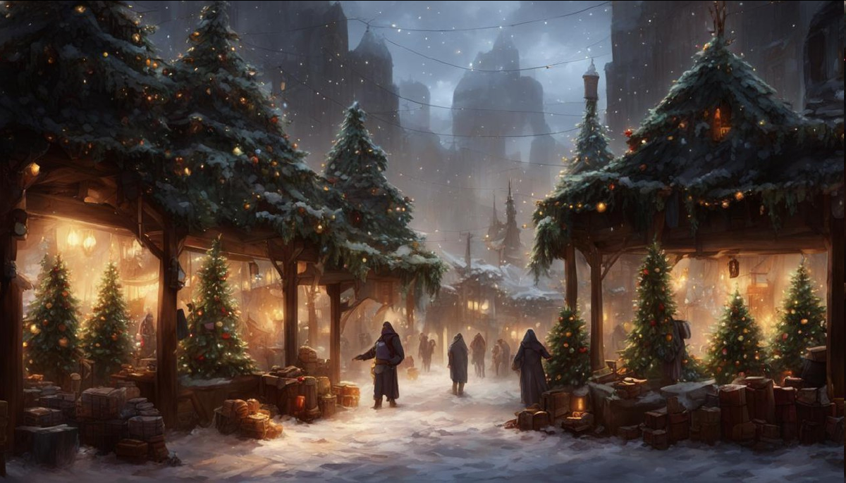 Новогодняя ярмарка от https://t.me/kandinsky21_bot