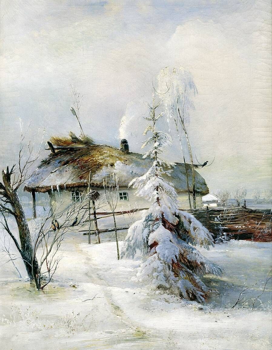 А. К. Саврасов. Зима. 1873. Изображение из открытых источников.