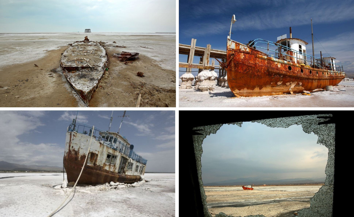 Аральское море фото до и после высыхания