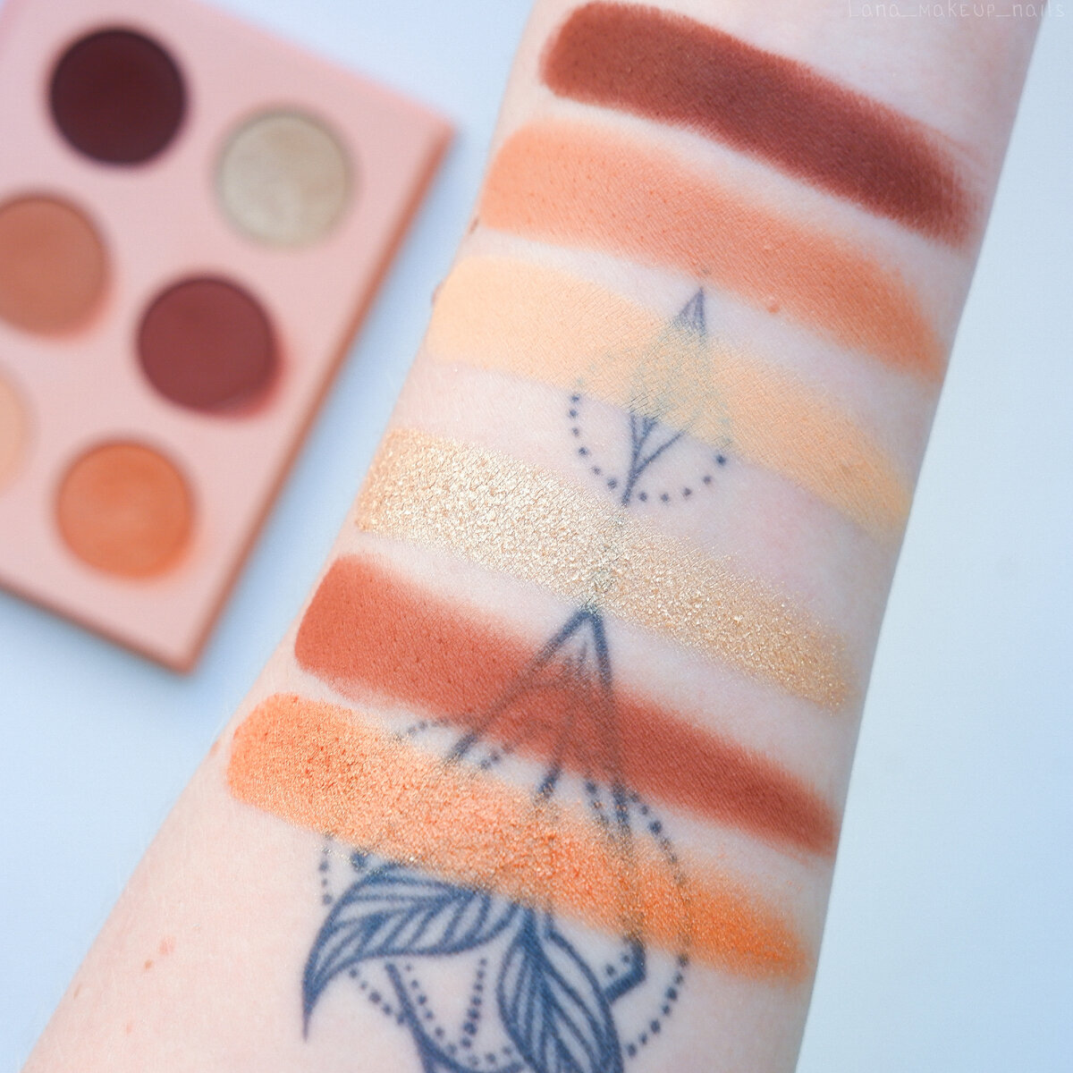 "Take me Home" ColourPop свотчи без базы,прямой дневной свет