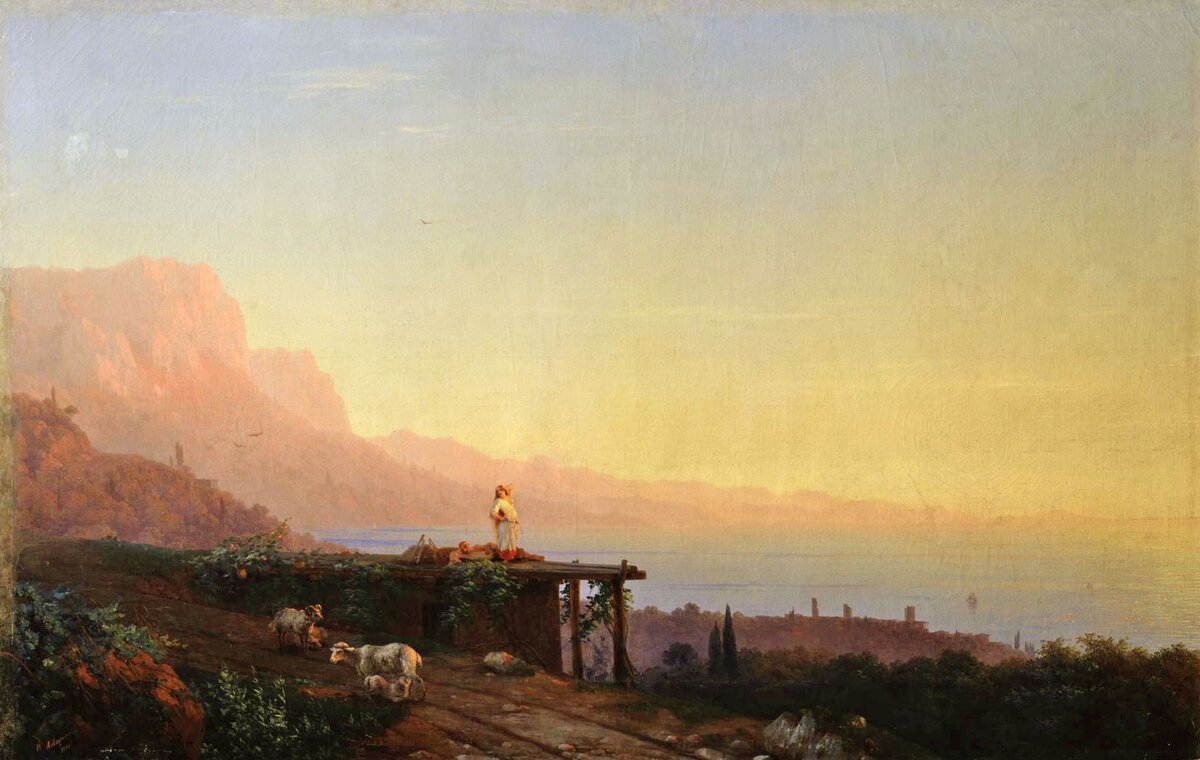 Иван Константинович Айвазовский. Южная ночь. Крым, 1848