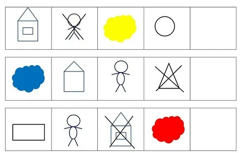 Карточки схемы для дошкольников. Карточки для игр с БЛОКАМИ Дьенеша. Схемы блоки дьенрыша стиаршая 8группа. Схемы блоков Дьенеша для старшей группы. Карточки по блокам Дьенеша.