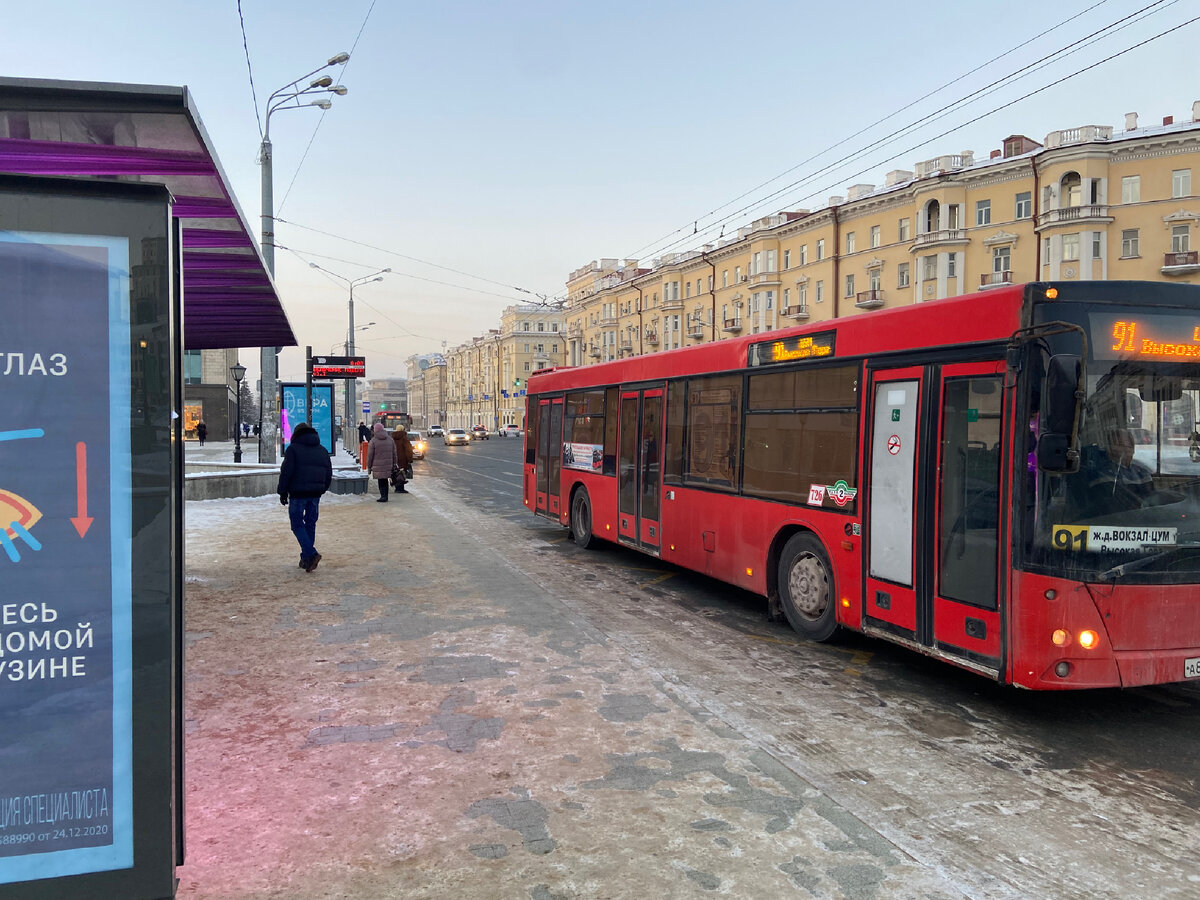 Общественный транспорт, как главная проблема в зимнее время года |  Городская Мозаика Казани | Дзен