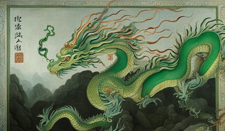 Дракон.сгенерировано Нейросетью.