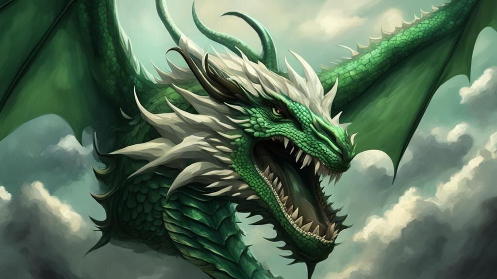 Дракон.сгенерировано Нейросетью.