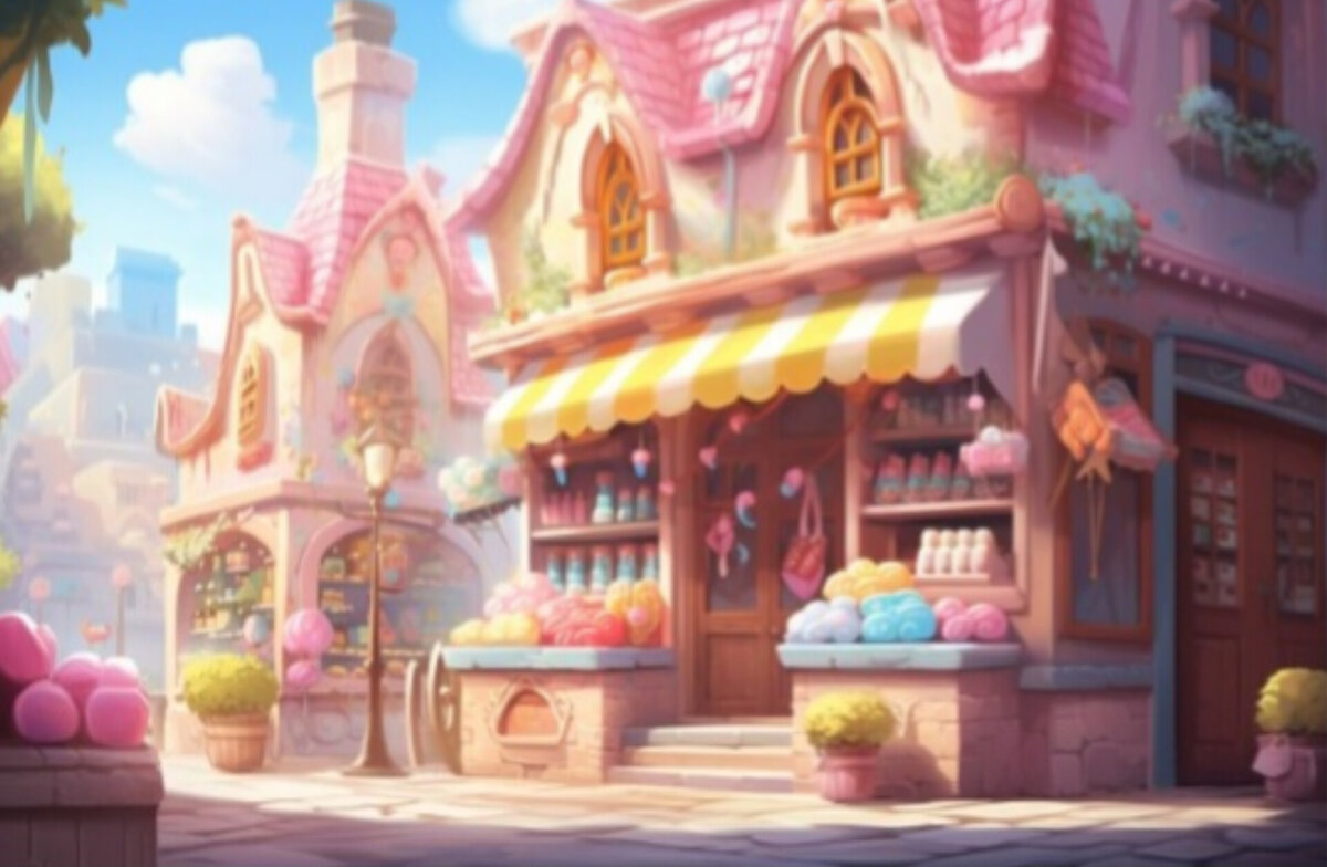 Местный магазин сладостей 