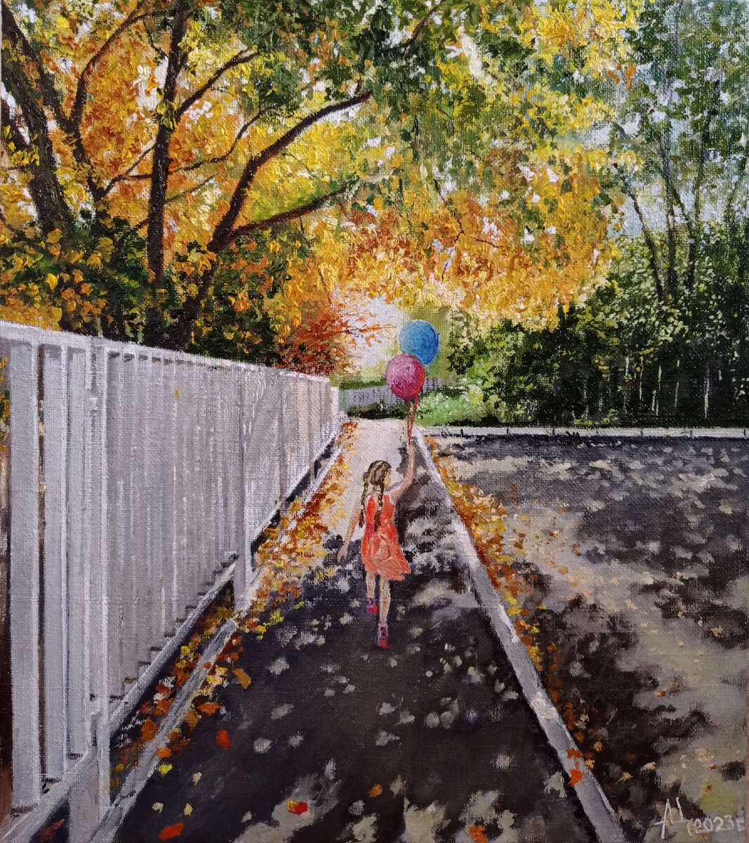 45х40 холст, масло  2023 года