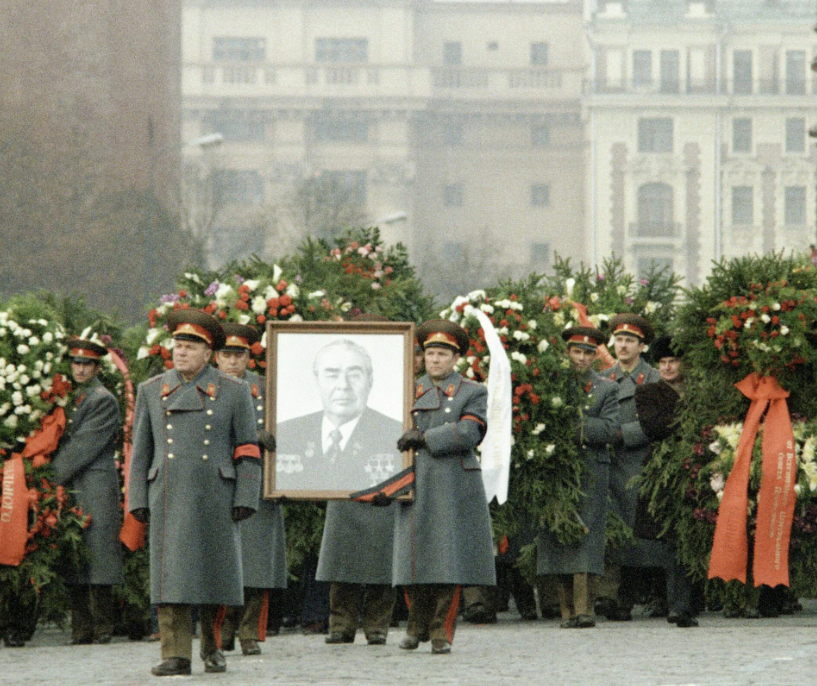 Похороны Брежнева 1982.