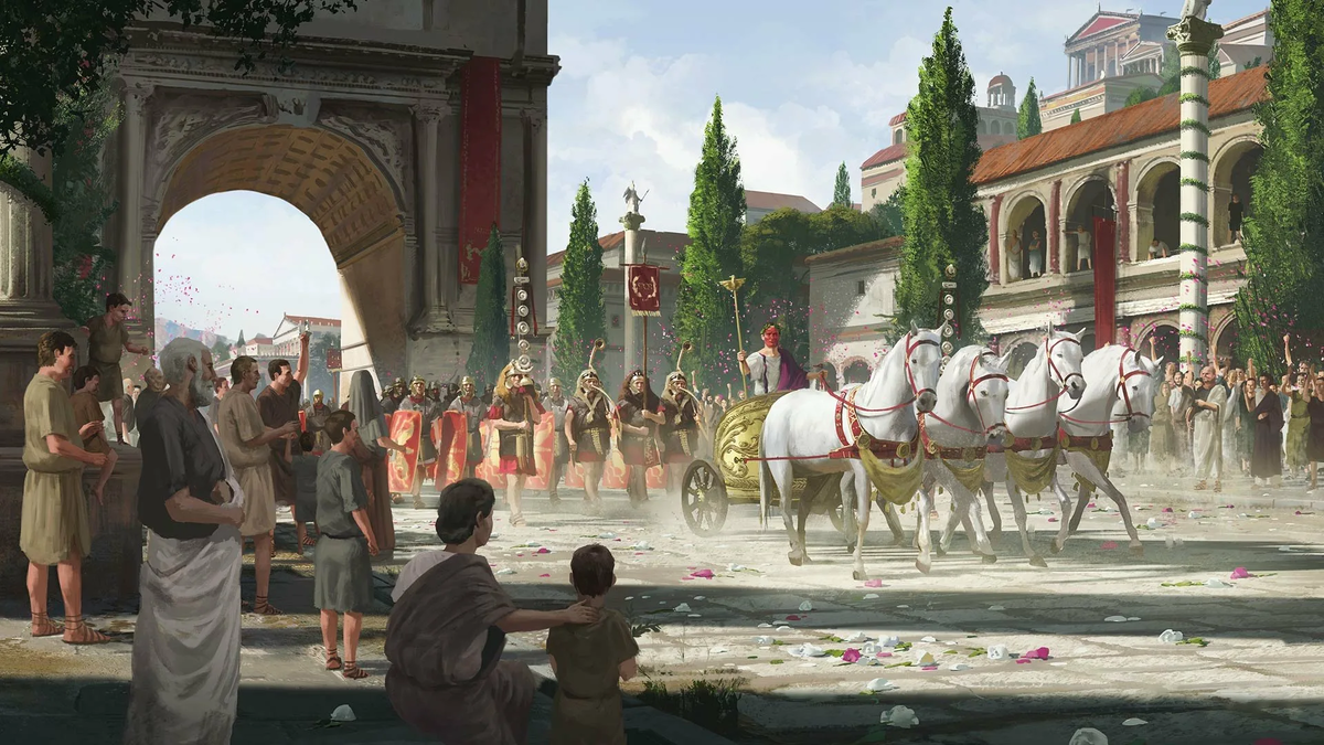 Рим на начало I века.